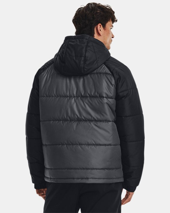 Men's UA Storm Insulated Hooded Jacket, Black, pdpMainDesktop image number 1